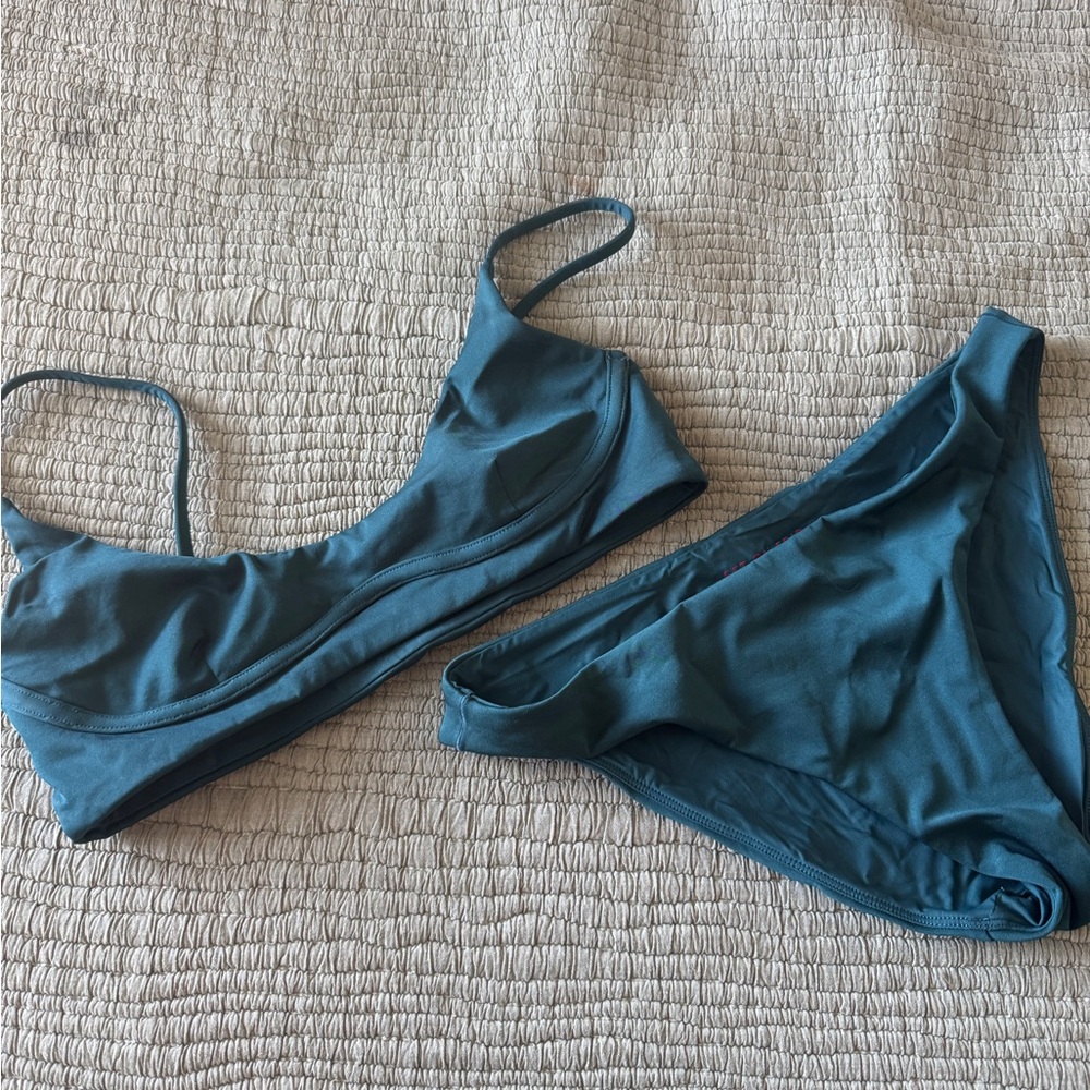 Left On Friday Teal Bikini Set